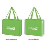 Laminated Reflective Non-Woven Shopper Bag -  