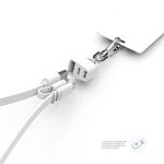 Lanyard Lightning: Charging Cable & Lanyard - White
