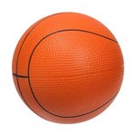 Large Basketball Stress Reliever - Medium Orange