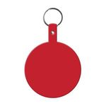 Large Circle Flexible Key Tag - Red