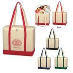 Large Cotton Canvas Kooler Bag -  