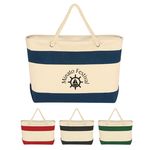 Large Cruising Tote Bag With Rope Handles -  