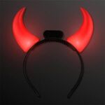 Large Devil Horns Light Up Headband -  