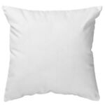 Large Full Color Throw Pillow - White