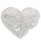 Large Heart Gel Hot/Cold Pack - Clear