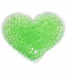 Large Heart Gel Hot/Cold Pack - Green