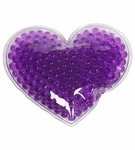 Large Heart Gel Hot/Cold Pack - Purple