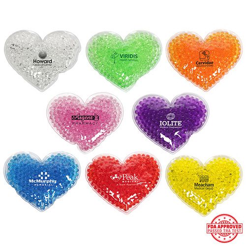 Main Product Image for Custom Printed Large Heart Gel Hot/Cold Pack