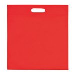 Large Heat Sealed Non-Woven Exhibition Tote Bag - Red
