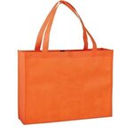 LARGE NON-WOVEN SHOPPING TOTE BAG - Orange