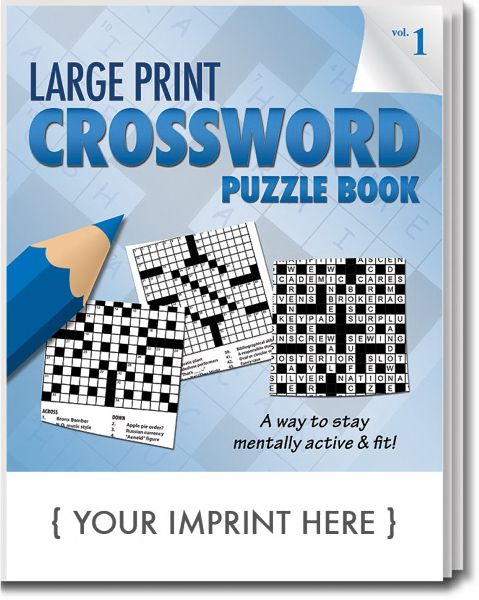 Main Product Image for Large Print Crossword Puzzle Book - Volume 1