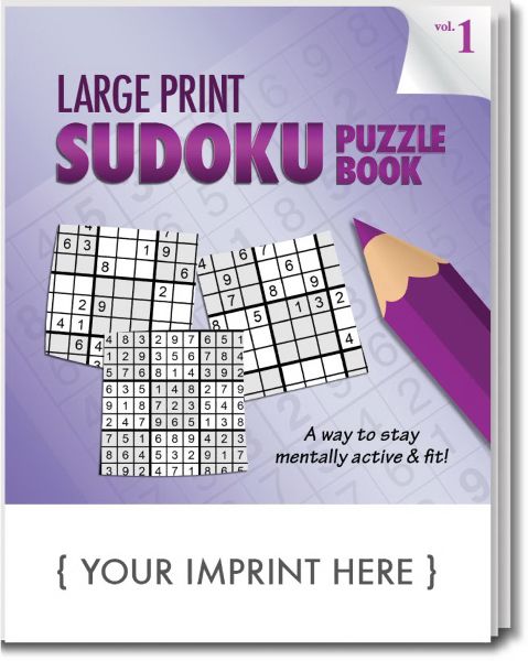Main Product Image for Large Print Sudoku Puzzle Book - Volume 1