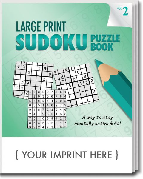 Main Product Image for Large Print Sudoku Puzzle Book - Volume 2