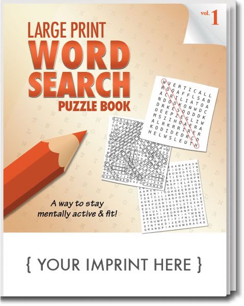 Main Product Image for Large Print Word Search Puzzle Book - Volume 1