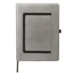 Large Roma Journal with Horizontal Phone Pocket - Gray