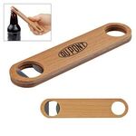 Large Wood Bottle Opener -  