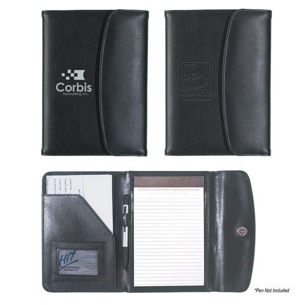 Main Product Image for Advertising Leather Look 5" x 7" Portfolio