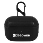 Leatherette Earpods Pouch - Black