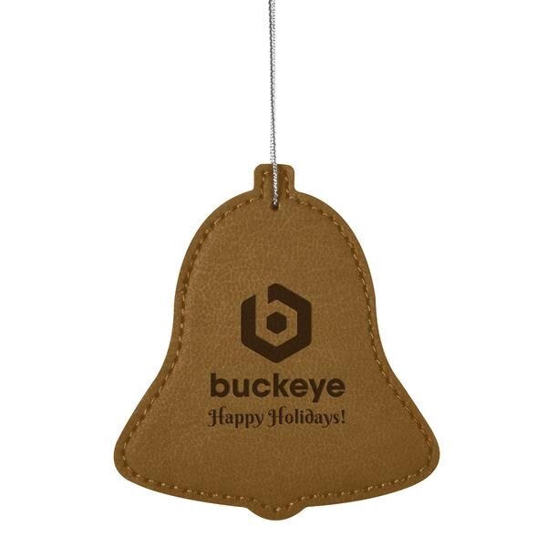 Main Product Image for Custom Printed Leatherette Ornament - Bell