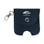 Leatherette Pouch for Hand Sanitizer - Navy Blue