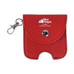 Leatherette Pouch for Hand Sanitizer - Red