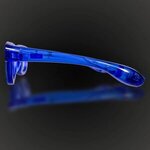 LED Classic Retro Sunglasses with Sound Option - Blue