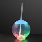 LED Disco Ball Tumbler Cup, Deluxe Light Base -  