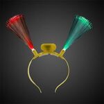 LED Fiber Optic Headbands - Assorted Colors -  