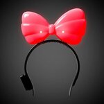 LED Light Up Glow Bow Headband -  