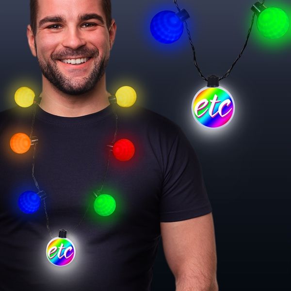 Main Product Image for LED Medallion Ball Necklace - Variety Of Colors Available