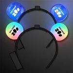 LED Mouse Ears Headband Production - Blue