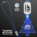 Buy LED Neon Lanyard with Acrylic Tree Pendant - Blue