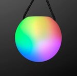 LED Poi Ball Swirling Light Toy - Multi Color