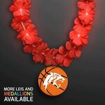 Buy LED Red Lei with Basketball Medallion