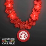 Buy LED Red Lei with Red Medallion
