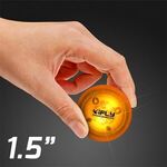 LED Rubber Bounce Ball - Orange