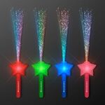 LED Shooting Star Sparkling Fiber Optic Wands - Assorted