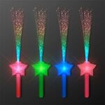 LED Shooting Star Sparkling Fiber Optic Wands -  