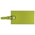 Leeman New York Whitney Rectangular Luggage Tag - Lime Green