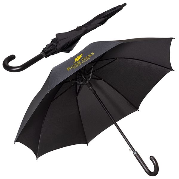 Main Product Image for Imprinted Leeman  (TM) 48" Executive Umbrella With Faux Leather 