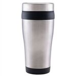 Legend - 16 Oz. Stainless Steel Tumbler - Silver/Black