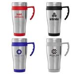 Legend Plus - 16 oz. Stainless Steel Travel Mug with Handle