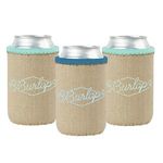 Liam Burlap Neoprene Can Insulator -  