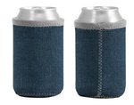 Liam Denim Neoprene Can Insulator - Gray