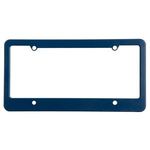 License Plate Frame (4 Holes - Straight Bottom) - Dark Blue