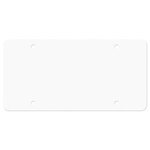 License Plate Insert - White