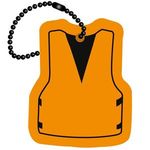 Life Vest Floating Key Tag - Orange
