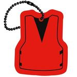 Life Vest Floating Key Tag - Red