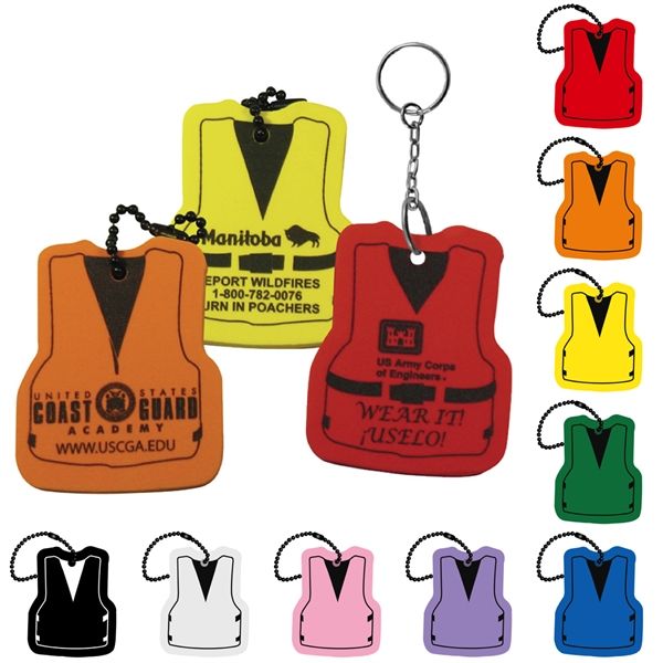 Main Product Image for Life Vest Floating Key Tag