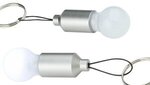 Light Bulb Key Chain - Silver